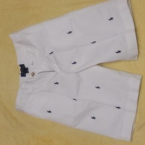 Boys white Ralph Lauren Polo Shorts